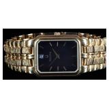 BULOVA GOLD-TONE MENS TANK WRISTWATCH C969515