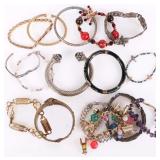 LARGE LOT OF LADIES BRACELETS AMETHYST AFRICA (16)