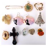 WHIMSICAL AND GORGEOUS LADIES JEWELRY LOT OF 11