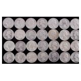 90% SILVER WASHINGTON QUARTERS ROLL OF 28