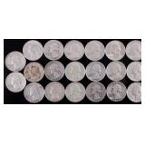 90% SILVER WASHINGTON QUARTERS ROLL OF 20