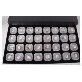 ASSORTED SEMI-PRECIOUS LOOSE GEMSTONES LOT OF 32