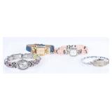 ASSORTED LADIES FASHION WRISTWATCHES (4)