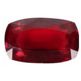 107.55CT OVAL CUSHION FACETED LOOSE RED RUBY