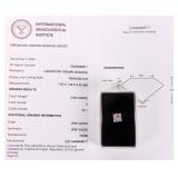 VS-1 2.98CT PRINCESS FACETED LAB DIAMOND IGI CERT