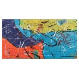 AFTER JUAN VARELA AMADO ORIGINAL ABSTRACT PAINTING