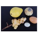 VINTAGE FRUIT DECOR ALABASTER & MT WASH LOT--5