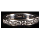 1.2CTW DIAMONDS 14K WHITE GOLD LADIES RING