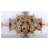 BRUTALIST MARC WEINSTEIN METAL WALL ABSTRACT ART