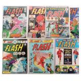ASSORTED FLASH DC BRONZE AGE COMICS - (9)