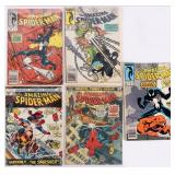 ASSORTED AMAZING SPIDER-MAN BRONZE AGE COMICS -(5)