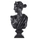 ARTEMIS DIANA GREEK GODDESS 24' RESIN BUST