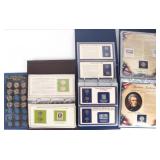 ASSORTED U.S. PCS STAMP & COIN BOOKLETS - (4)