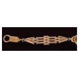 12K GOLD-FILLED ANTIQUE WATCH FOB