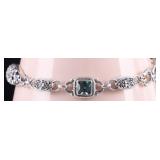 SARDA STERLING LADIES BRACELET W/ MYSTIC TOPAZ