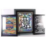 ASSORTED 311 FRAMED POSTERS - (3)