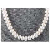 64-BAROQUE GENUINE PEARL LADIES NECKLACE