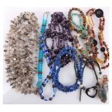 NECKLACES, BRACELETS, AND PENDANT LOT (11)
