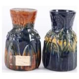 VINTAGE 1926  BRUSH MCCOY AMARYLLIS VASE SET