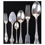 FRANCIS HIGGINS STERLING SILVER UTENSILS LOT OF 6