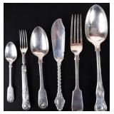 FRANCIS HIGGINS STERLING SILVER UTENSILS LOT OF 6