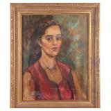 NIKOLAI FECHIN OIL PORTRAIT IN THE MANNER OF