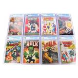 MARVEL & DC SILVER AGE GRADED COMIC LOT (8)