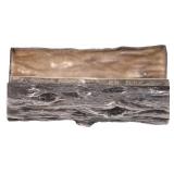 VINTAGE TIFFANY & CO. STERLING SILVER LOG PILL BOX