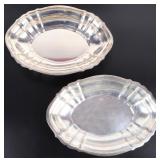 CHIPPENDALE STERLING SILVER OVAL PLATTER SET