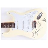 LED ZEPPELIN SIGNED SQUIRE FENDER GUITAR