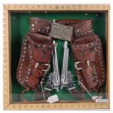 ROY ROGERS G.SCHMIDT CHROME DUO W/ HOLSTER