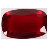105.25CT OVAL CUSHION FACETED LOOSE RED RUBY