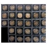 ASSORTED WALKING LIBERTY HALF DOLLARS - (28)