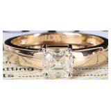 INTERNALLY FLAWLESS DIAMOND 18K LADIES RING W/ GIA