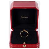 CARTIER JUSTE UN CLOU NAIL 18K YELLOW GOLD RING
