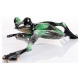 TIM COTTERILL 'STRETCH' FROG SCULPTURE 430/2000