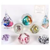 SIGNED PAPERWEIGHTS CAITHNESS JABLONSKI PEACOCK-8