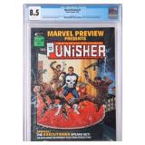 MARVEL PREVIEW #2 PUNISHER ORIGIN CGC 8.5