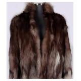 VINTAGE WOMEN'S LARGE FOX FUR COAT
