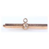14K YELLOW GOLD ANTIQUE VICTORIAN WATCH KEY WINDER