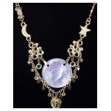 VINTAGE KIRKS FOLLY DREAM ANGEL CHARM NECKLACE