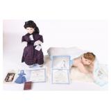 ASHTON DRAKE JO & SNUG AS A BUG PORCELAIN DOLLS