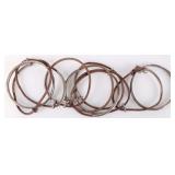 UNO DE 50 MEX SILVER LADIES BRACELET W/ LEATHER