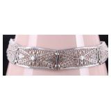ALICE CAVINESS STERLING SILVER FILIGREE BRACELET