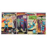 QUIRKY SILVER AGE SUPERMAN STORIES COMIC LOT OF 4