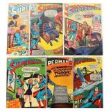 SUPERMAN SILVER AGE COMICS DC GOOD QUALITY (6)