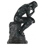 THE THINKER RODIN BRONZE REPRODUCTION 31' TALL