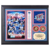 NY GIANTS SB XLII CHAMPIONS PLAQUE