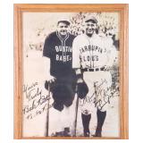 BABE RUTH & LOU GEHRIG PRINT PHOTOGRAPH