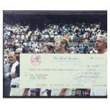 NEW YORK YANKEES DIVIDEND CHECK FRAMED